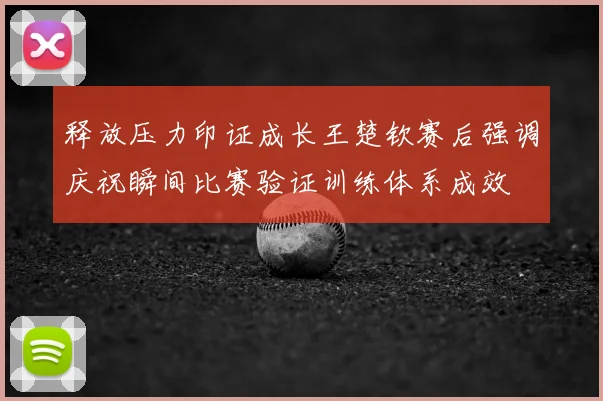 释放压力印证成长王楚钦赛后强调庆祝瞬间比赛验证训练体系成效